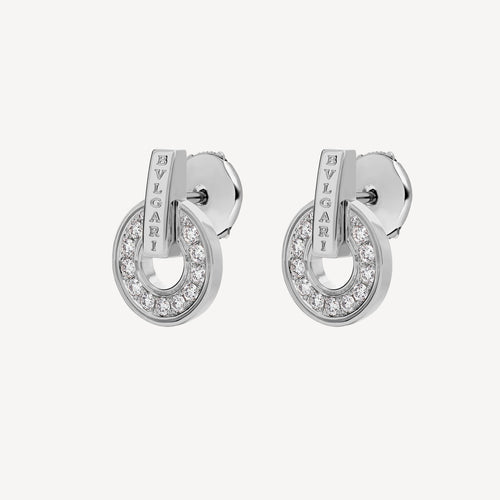 18K BVLGARI White Gold Earrings
