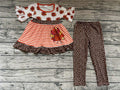 A1-16 thanksgiving outfits turkey outfits 3/4 sleeve set promotion $1.99 deadline 2025.10.15