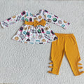 6 A13-17 girl winter yellow games winter long sleeve set-promotion $1.99 deadline 2025.10.15