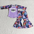 6 A16-29 girl cartoon purple long sleeve winter set-promotion $1.99 deadline 2025.10.15