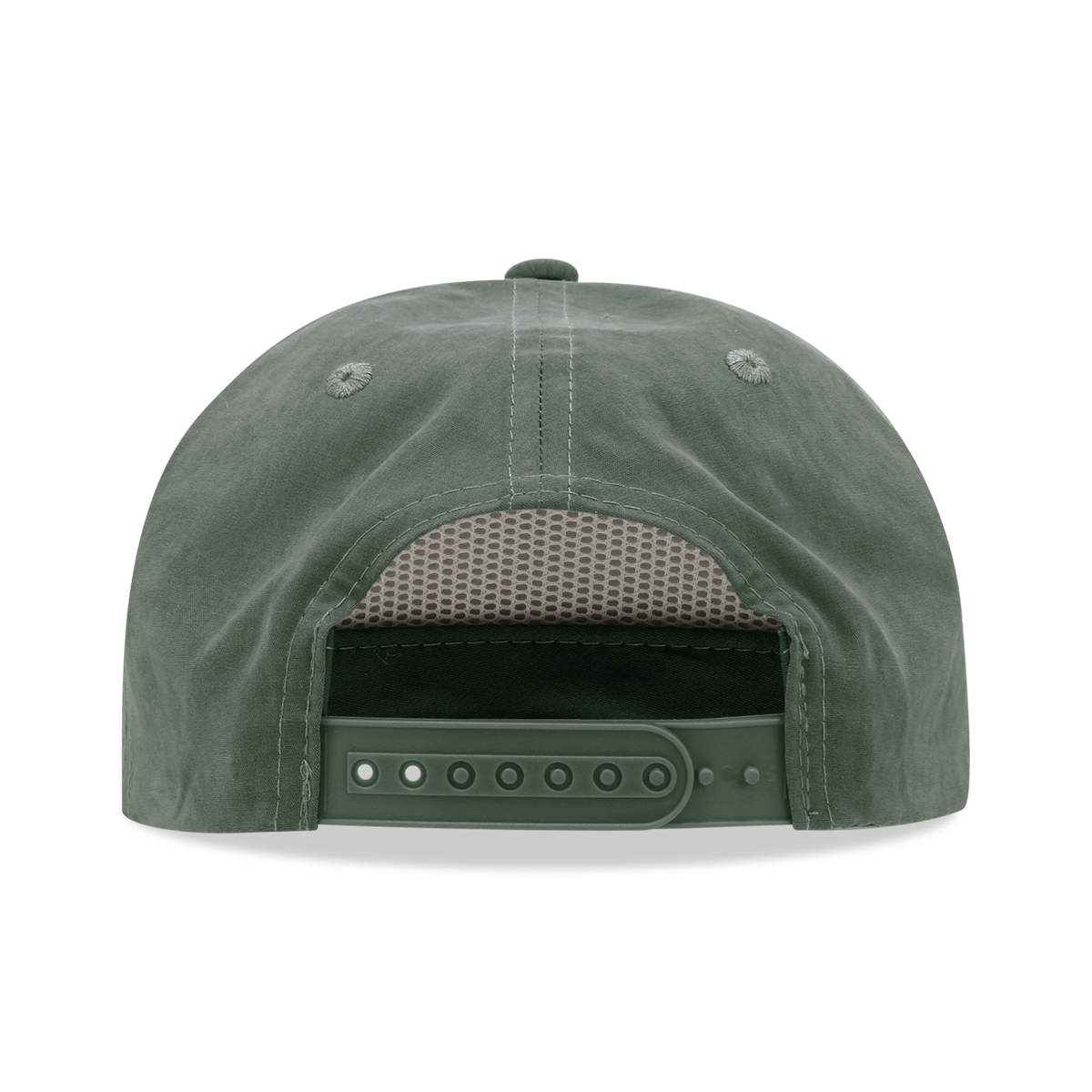 Decky 6032 Classic Rope Hat 5 Panel Flat Bill Cap Snapback - Blank