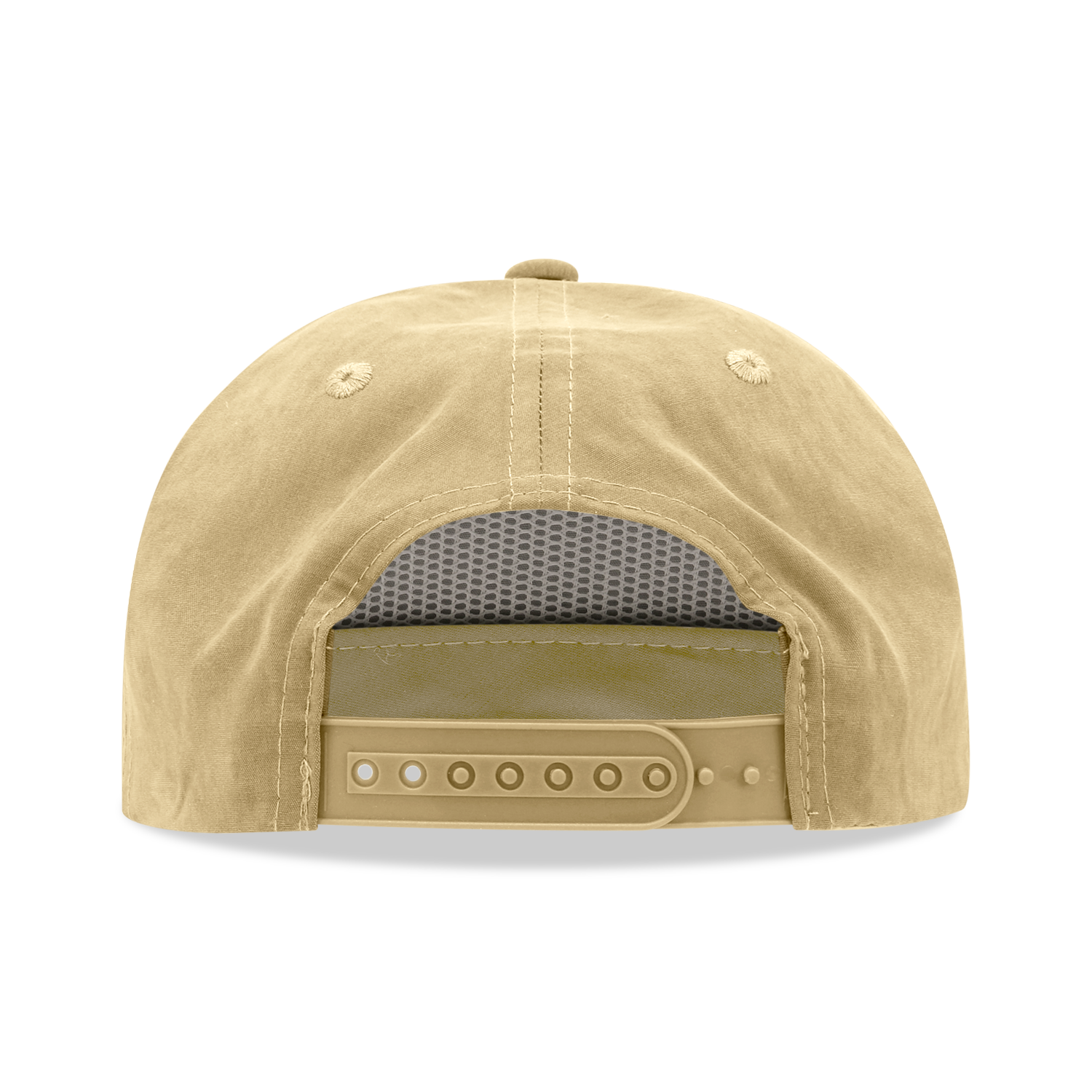 Decky 6032 Classic Rope Hat 5 Panel Flat Bill Cap Snapback - Blank