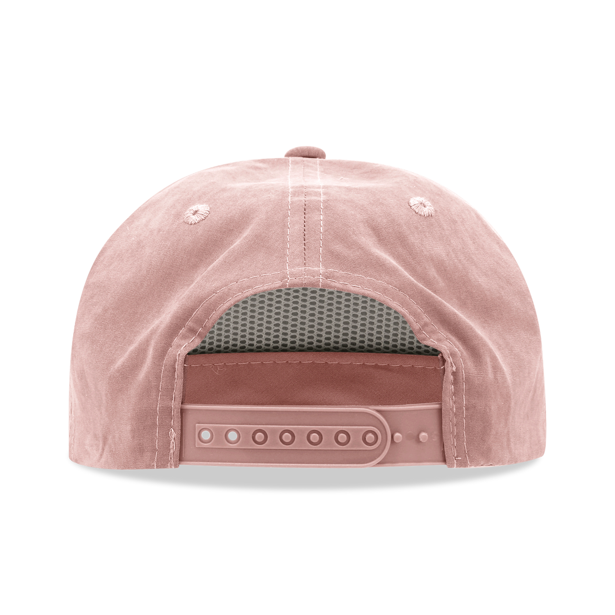 Decky 6032 Classic Rope Hat 5 Panel Flat Bill Cap Snapback - Blank