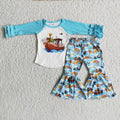 6 A10-30 baby girl winter flared pants set-promotion $1.99 deadline 2025.10.15