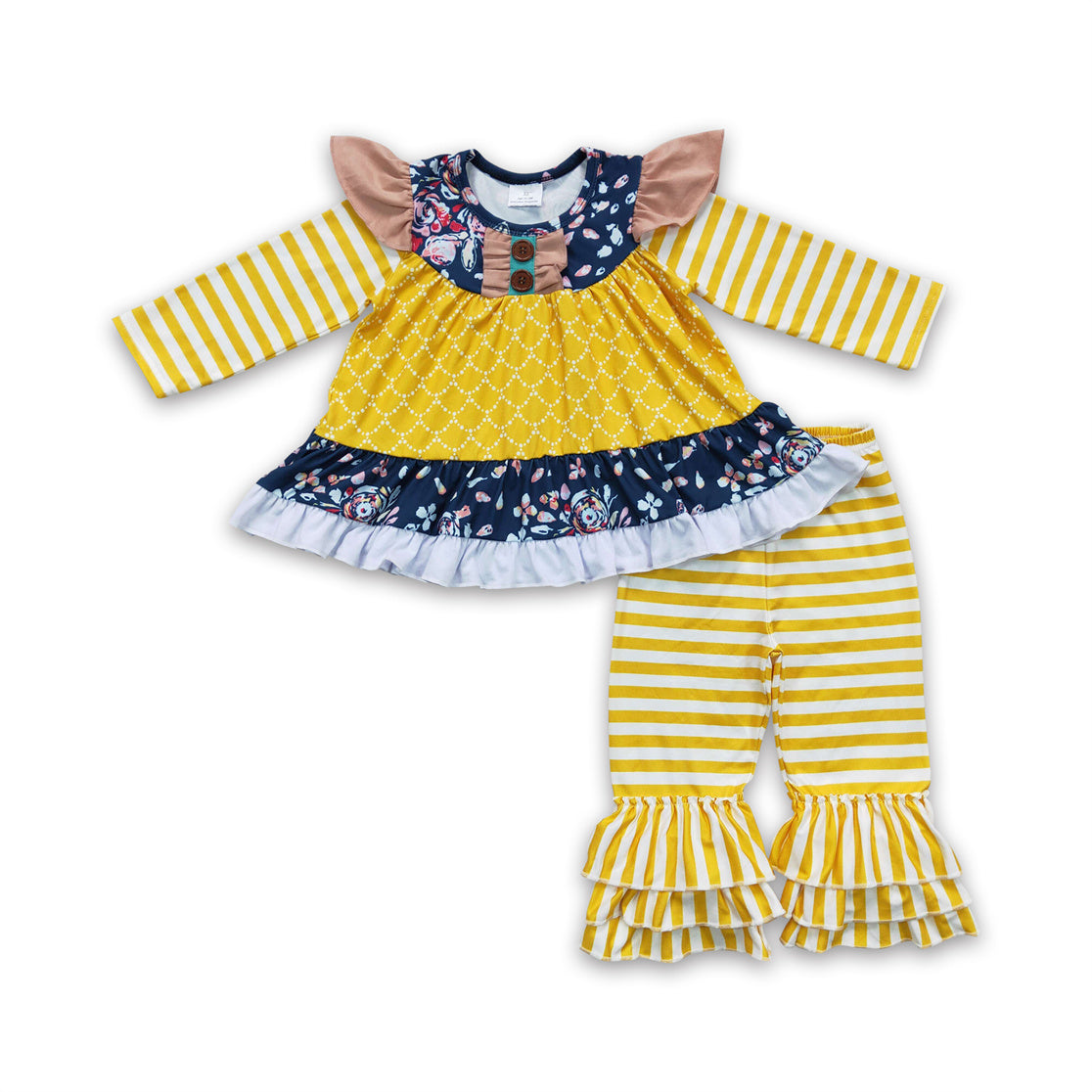 6 A20-11 baby girl clothes yellow winter outfits-promotion $1.99 deadline 2025.10.15