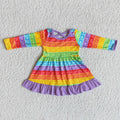 6 A24-28 girl winter long sleeve dress-promotion $1.99 deadline 2025.10.15