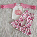 6 A8-30 baby girl clothe pink pumpkin girl halloween outfit-promotion $1.99 deadline 2025.10.15