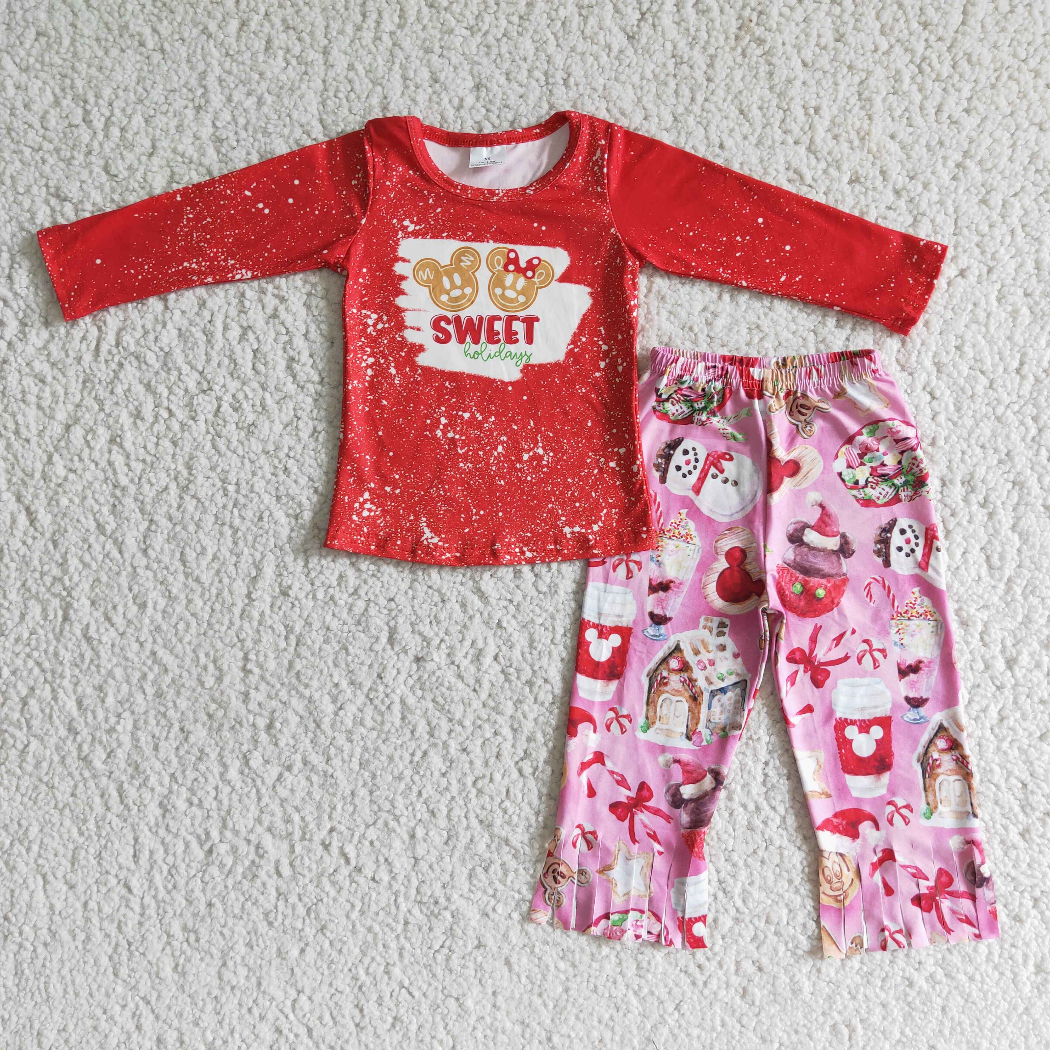 6 B1-17 baby girl clothes girl christmas outfit - promotion $1.99 deadline 2025.10.15