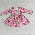 6 B1-3 toddler girl clothes cartoon girl winter dress twirl dress-promotion $1.99 deadline 2025.10.15