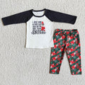 6 B9-2 girl christmas winter snitch long sleeve set promotion $1.99 deadline 2025.10.15