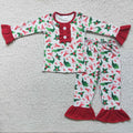 6 A2-27 baby girl clothes crawfish winter pajamas set-promotion $1.99 deadline 2025.10.15