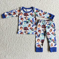 6 C7-25 boy blue winter cartoon long sleeve set-promotion $1.99 deadline 2025.10.15