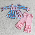 6 A24-26 girl pink cartoon winter long sleeve set-promotion $1.99 deadline 2025.10.15