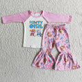 6 A6-2 girl cartoon pink god girl long sleeve set-promotion $1.99 deadline 2025.10.15