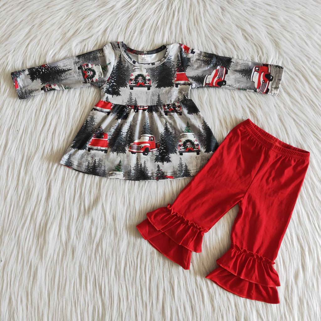6 A19-11 baby girl clothes red christmas outfits -promotion $1.99 deadline 2025.10.15