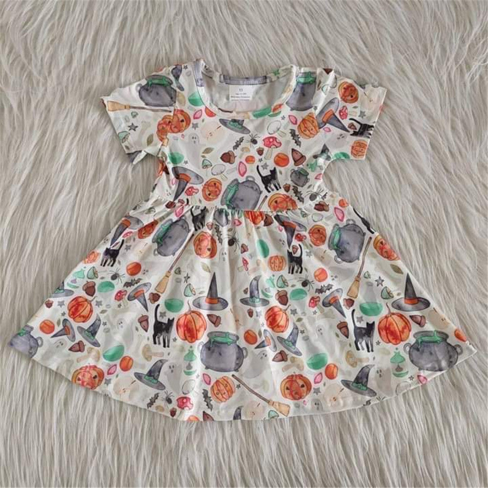 A3-24 pumpkin hat halloween costume girls dresses-promotion $1.99 deadline 2025.10.15