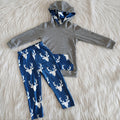 6 A15-11 boy clothes grey deer winter long sleeve set-promotion $1.99 deadline 2025.10.15