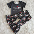 A1-23 girl halloween black short sleeve red balloon friends outfit-promotion $1.99 deadline 2025.10.15