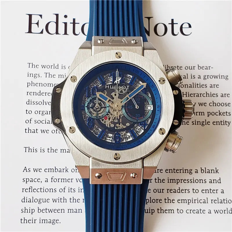 Hublot Big Bang Blue Skeleton