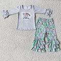 6 C9-39 baby girl clothes grey hippo christmas outfits-promotion $1.99 deadline 2025.10.15