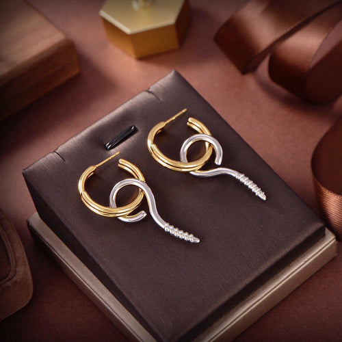 18K Balenciaga Screw Earrings