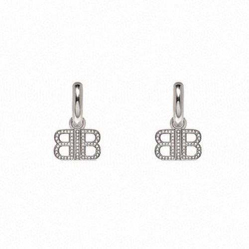 18K Balenciaga Pendant Earrings