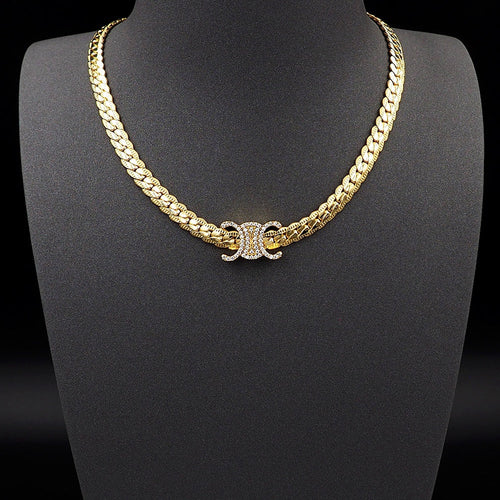 18K Celine Diamonds Necklace