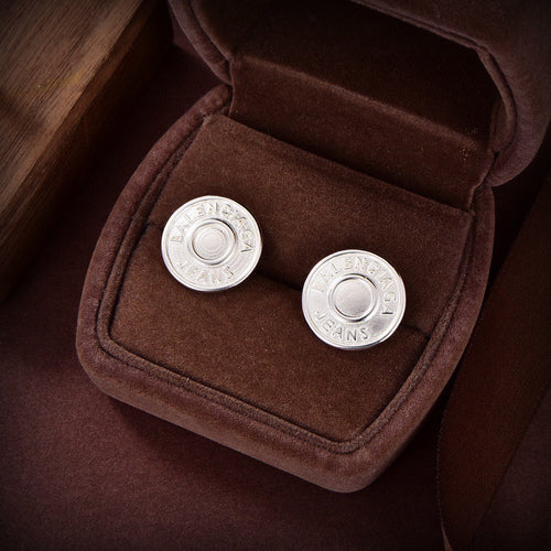 18K Balenciaga Cirle Earrings