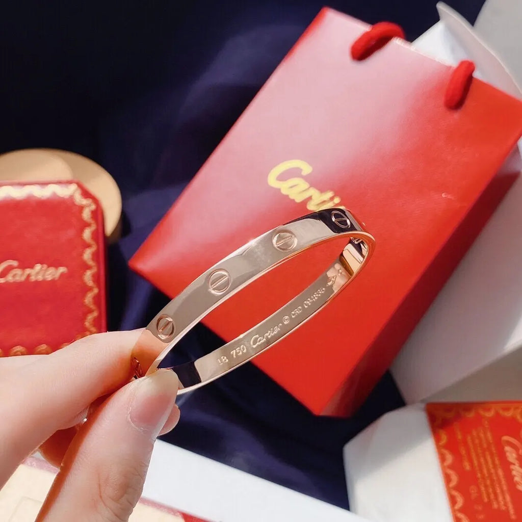 Cartier LOVE bracelet in rose gold - Hình 5