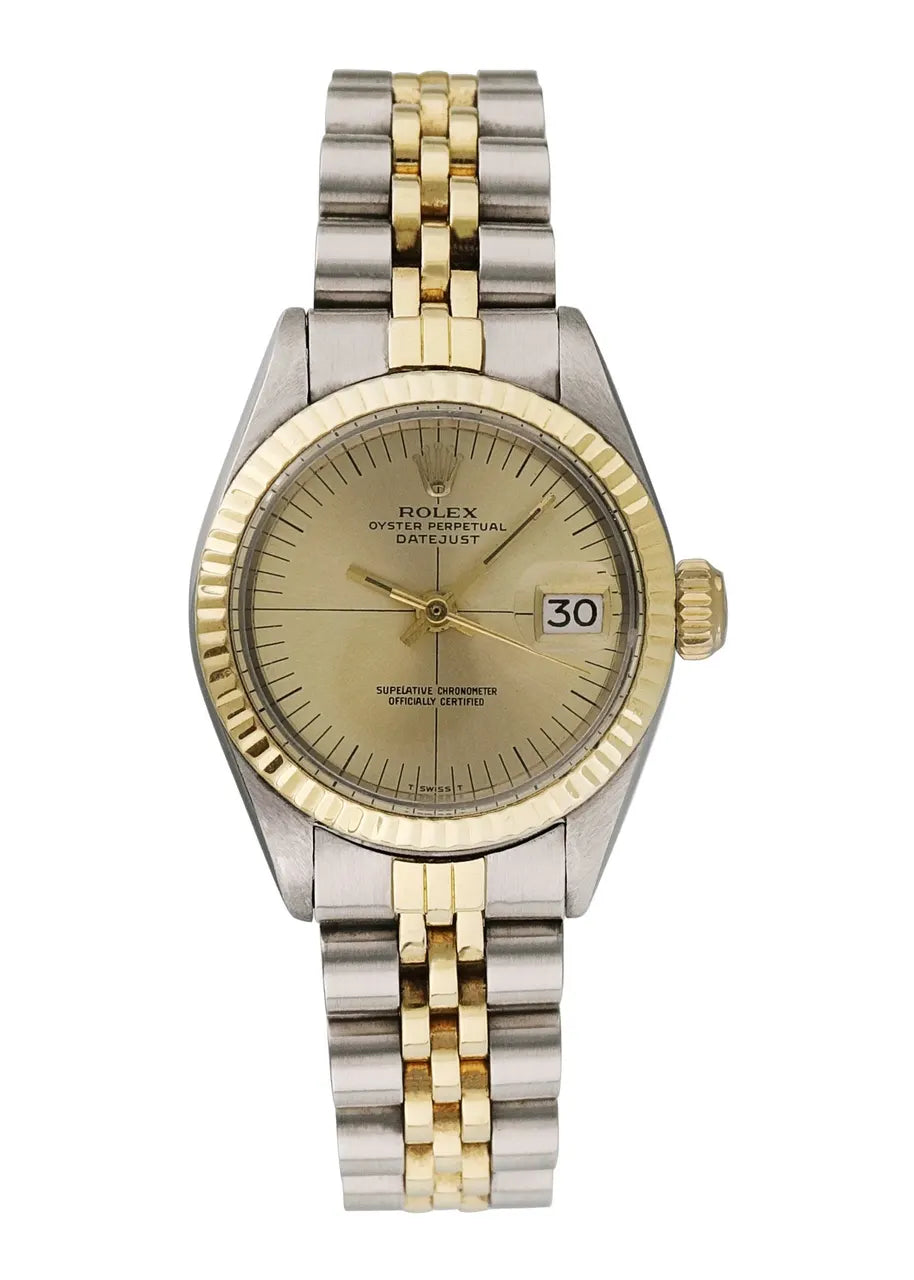 Rolex Datejust Champagne Dial two