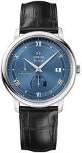 Omega De Ville Blue Dial Leather