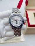 white Omega Seamaster 007 Edition