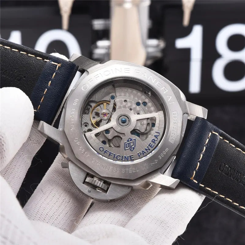 Panerai Luminor GMT Blue Leather - Hình 2