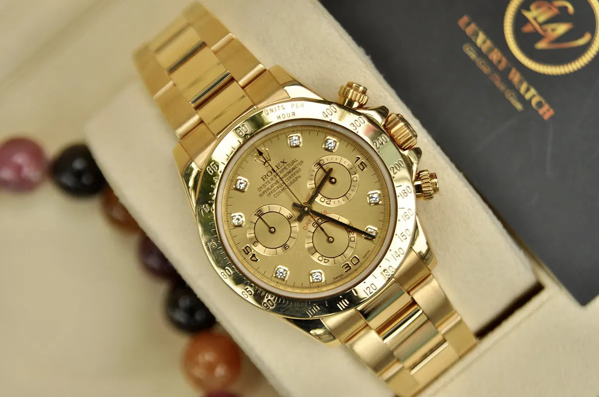 Rolex Daytona Gold Diamond Markers