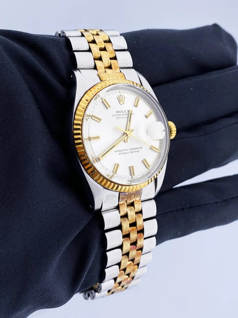 datejust Rolex Silver Dial Jubilee - Hình 3
