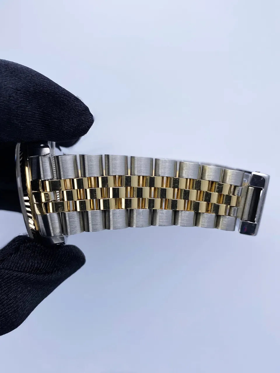 Rolex Black Dial Two-Tone Gold - Hình 8