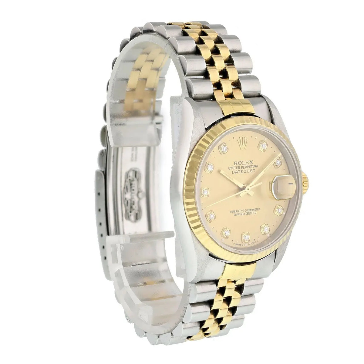 Rolex Two-Tone Diamond Dial datejust - Hình 3