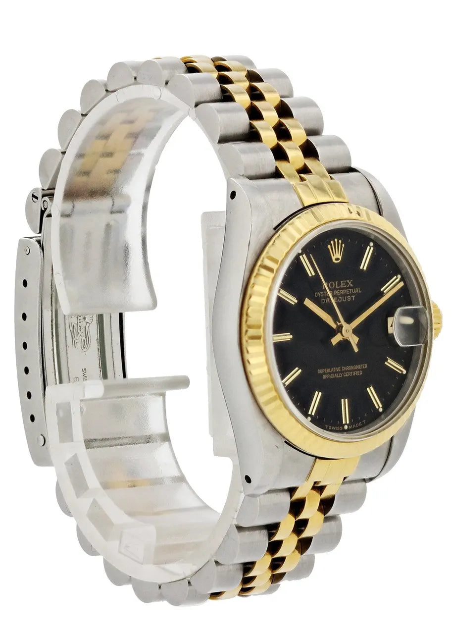 Rolex Black Dial Two-Tone steel - Hình 4