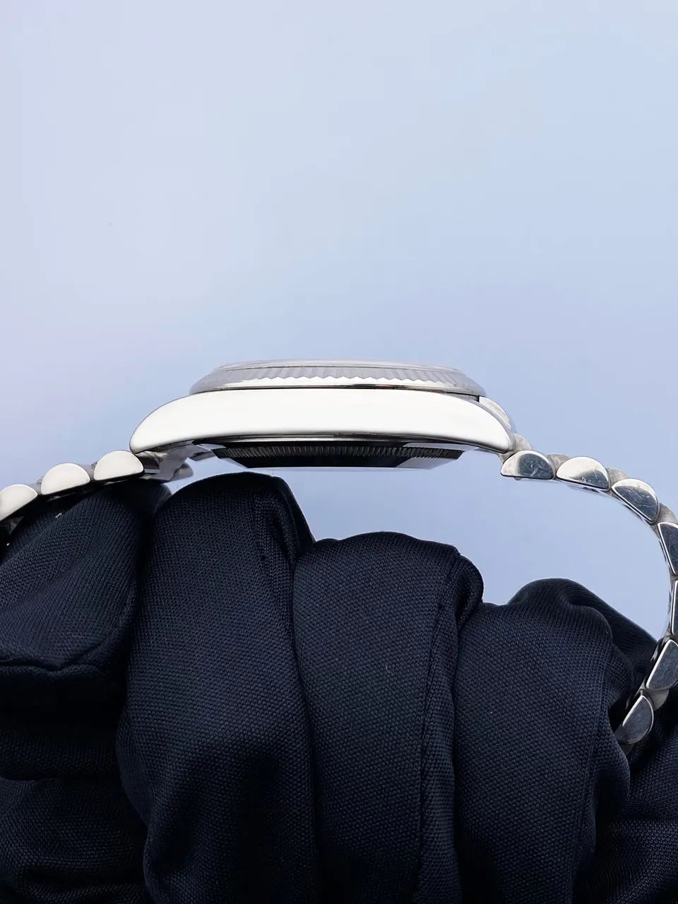 Rolex Platinum Silver Diamond - Hình 4