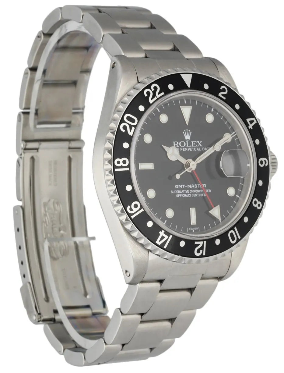 Rolex GMT-Master Black Bezel stainless - Hình 3