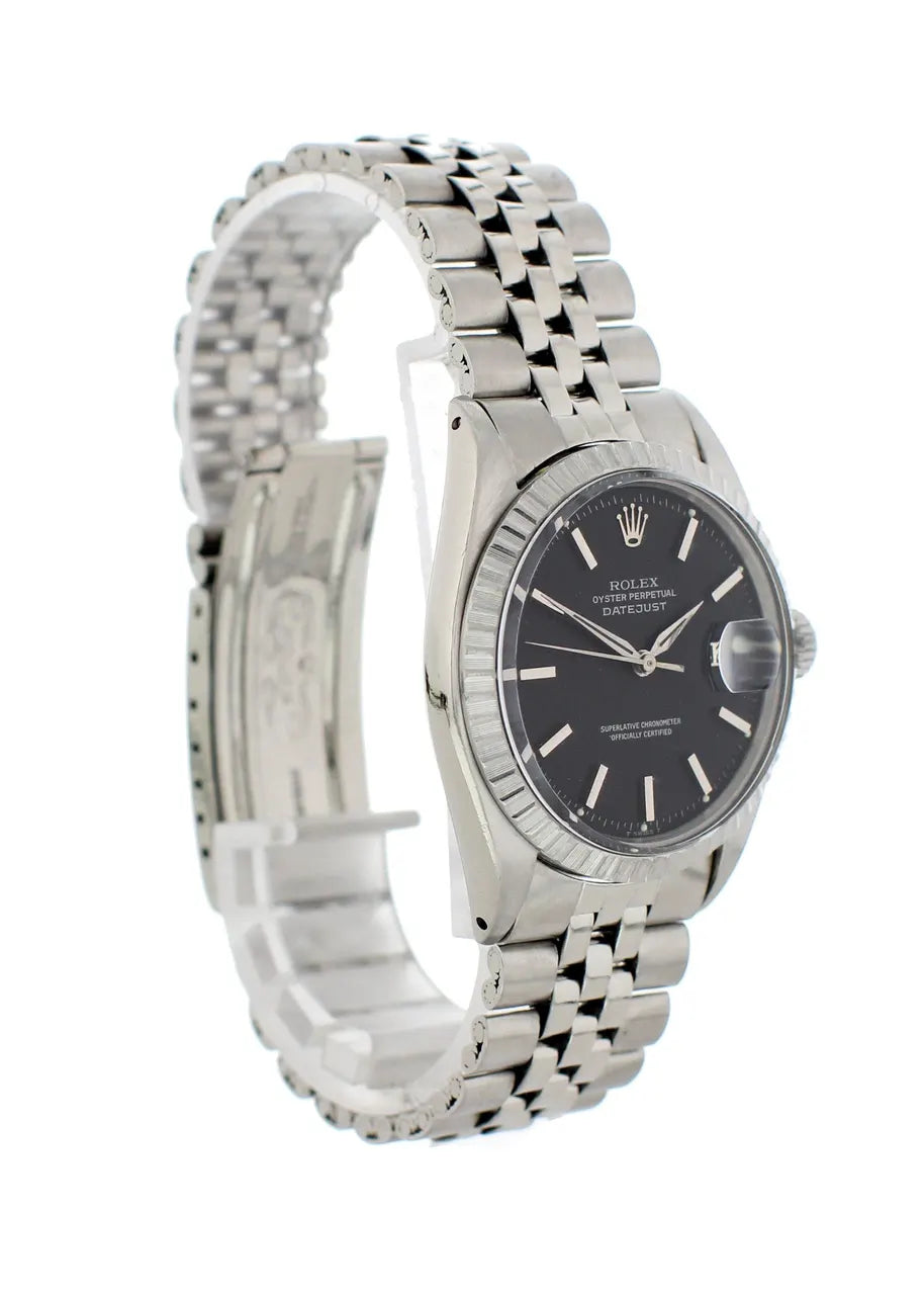 Rolex Datejust Black Dial Steel - Hình 4