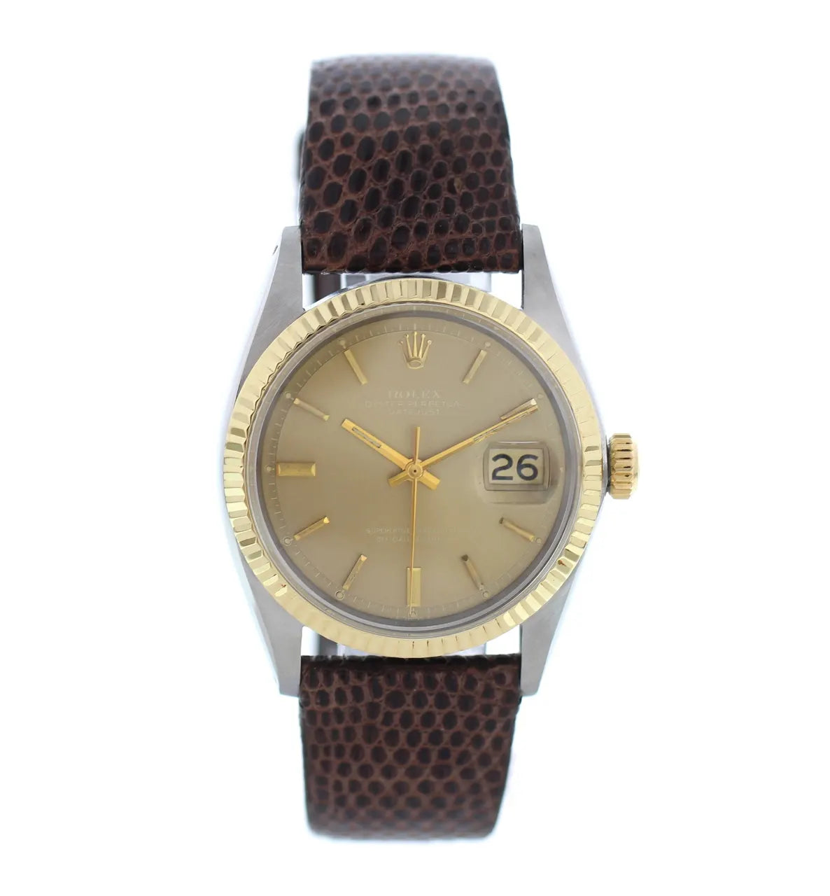 datejust Rolex Gold Fluted Bezel - Hình 2