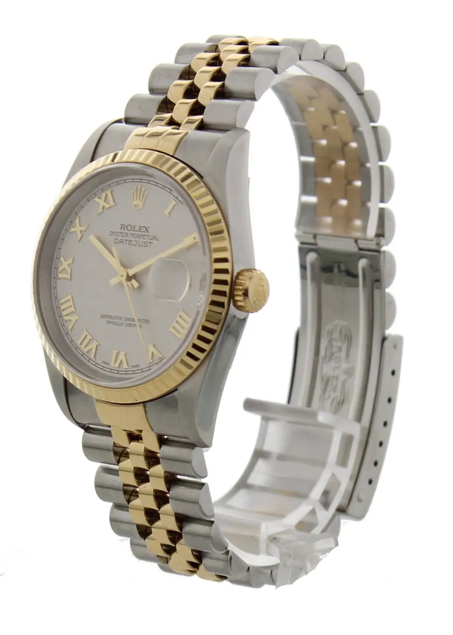 two Rolex Datejust Silver Roman - Hình 3