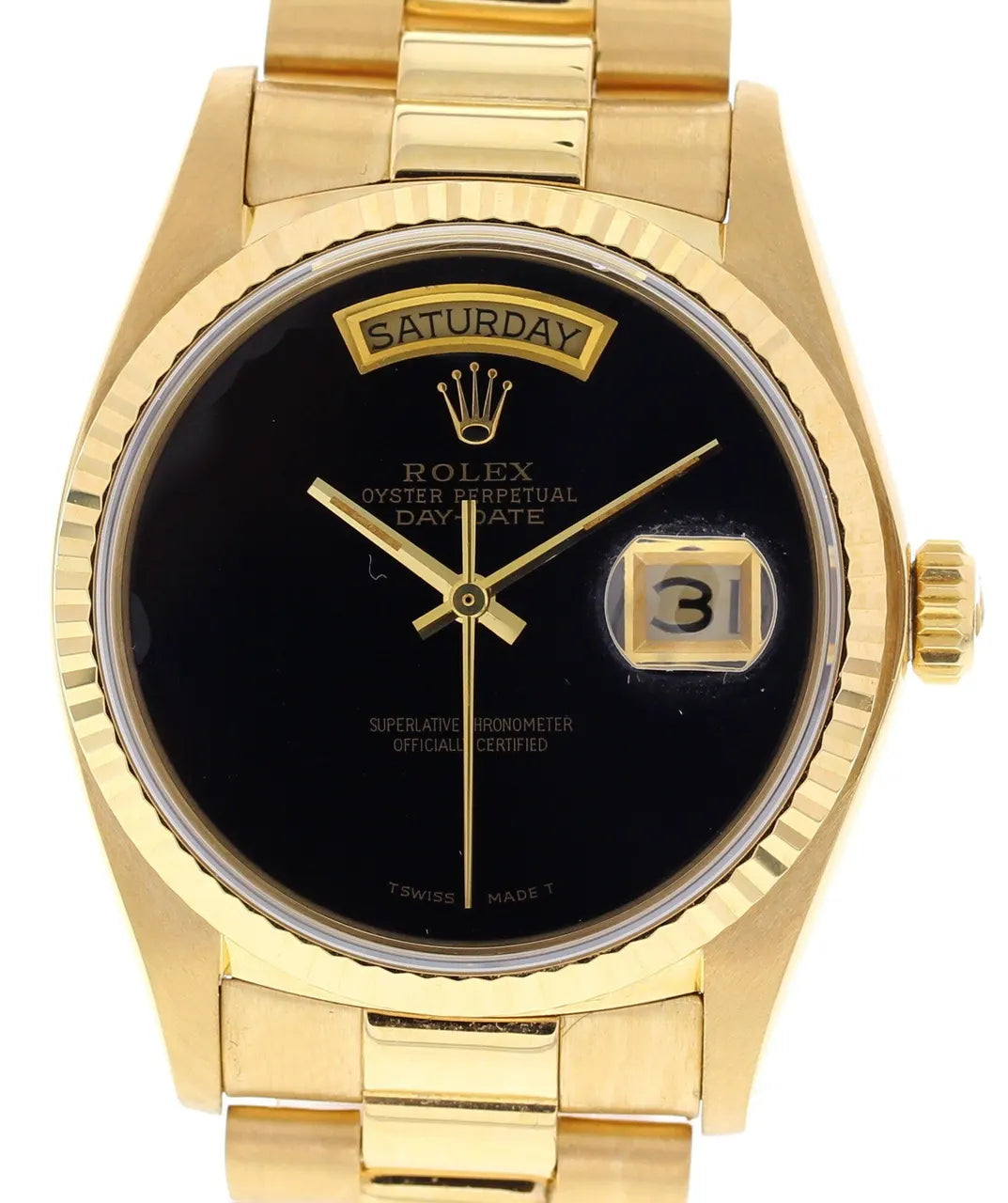 Rolex Day-Date Gold Black Dial
