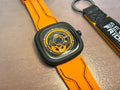 SevenFriday Orange Rubber