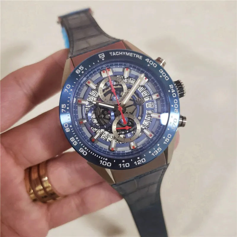 TAG Heuer Blue Alligator - Hình 3